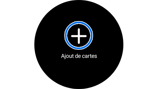 Ajouter des tuiles écran sur une Galaxy Watch.
