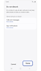 “Do not disturb” actions for “Sleep mode”.