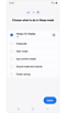 Action customization options for “Sleep mode”.