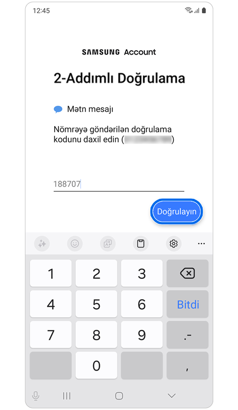 2-addımlı doğrulama kodu daxil edildi