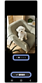 The puppy sketch turned into a real puppy image