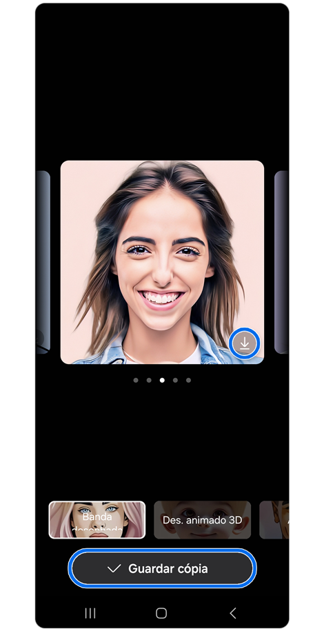 Um retrato convertido numa imagem em estilo de banda desenhada.