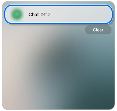 Galaxy Z Flip cover screen