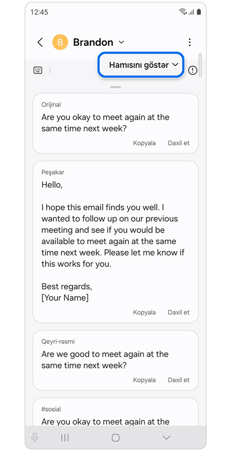 Yazı üslubu variantları