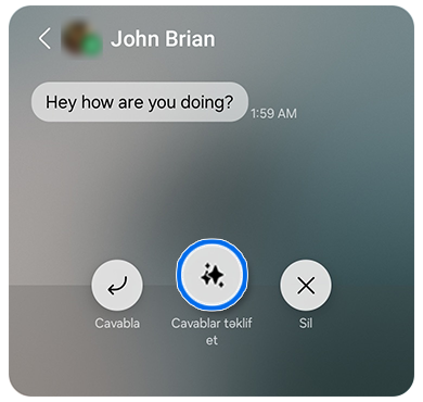 Qapaq ekranı bildiriş səhifəsi