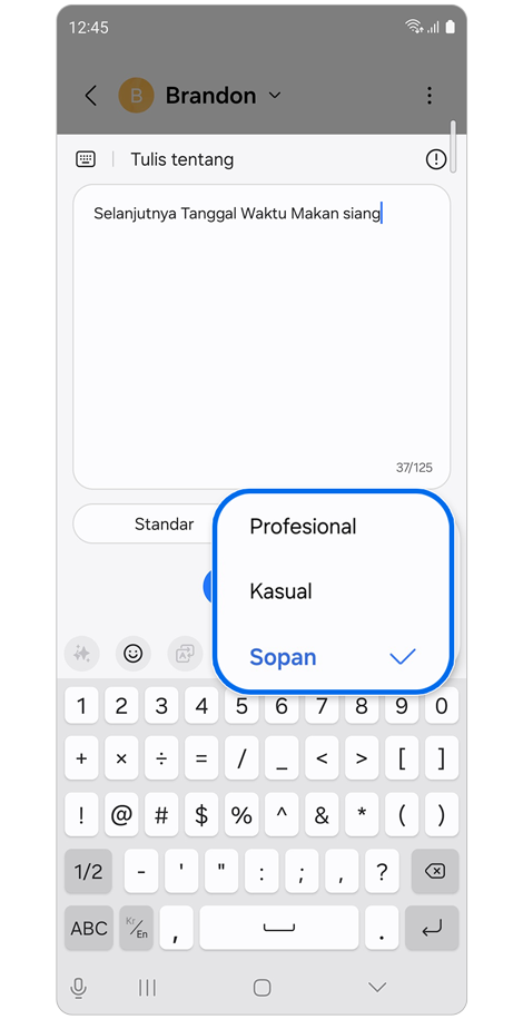 Opsi nada Komponis penulisan