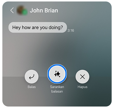 Halaman notifikasi layar penutup
