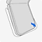 Attaching the case at the bottom of the phone