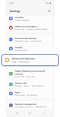 Settings home page