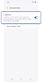 Accessories setting page