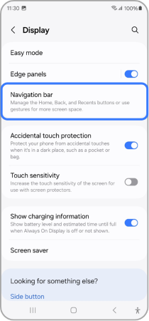 Navigation bar