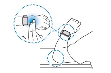 Correct measurement posture
