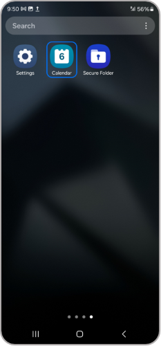 Calendar app