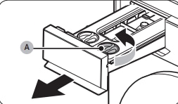 Auto detergent dispenser cap (A)