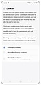 Select whether you would like to Allow all cookies, Block third-party cookies, or Block all cookies