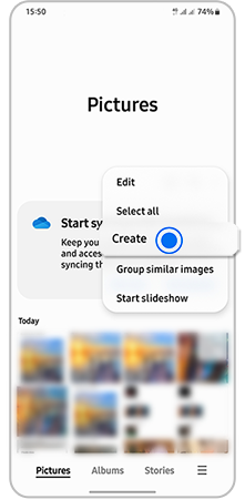 Tap the photos and videos that you would like to add to your movie
