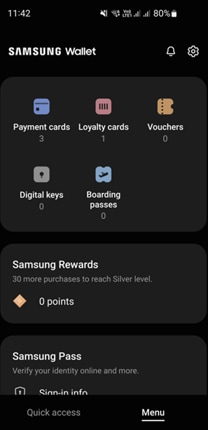 Samsung wallet