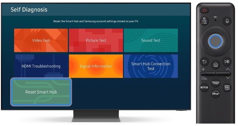 select Reset Smart Hub.
