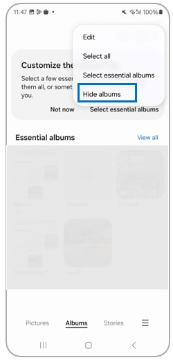 HideAlbums
