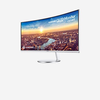 Connect to infinite possibilities with  34" Thunderbolt™ 3 curved display