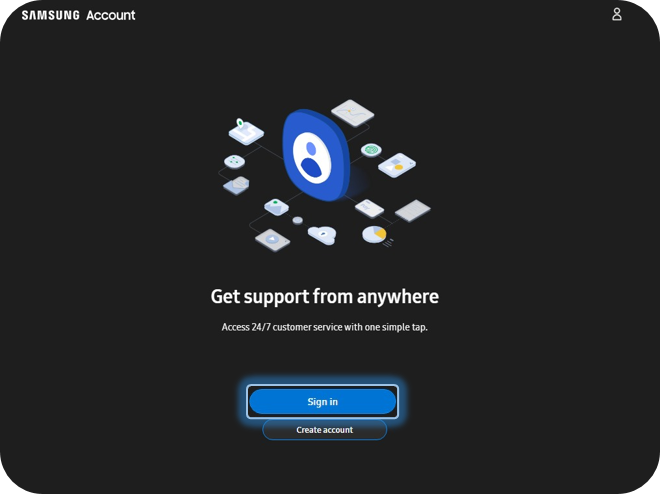 Samsung Account website log in