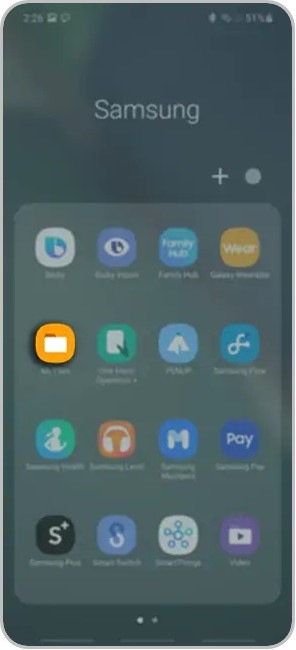 Launch My Files app