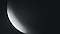 80% of the white round speaker is covered with black shadow.