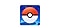 Logo of Pokemon GO pokeball against a blue background