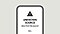 The top half of a smartphone device with an alert notification of an unknown source on display. There is a triangle with an exclamation point inside of it, and a question asking to allow installation from this source with 'no' written below.