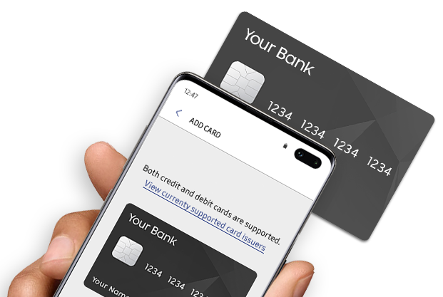 Add card to Samsung Pay