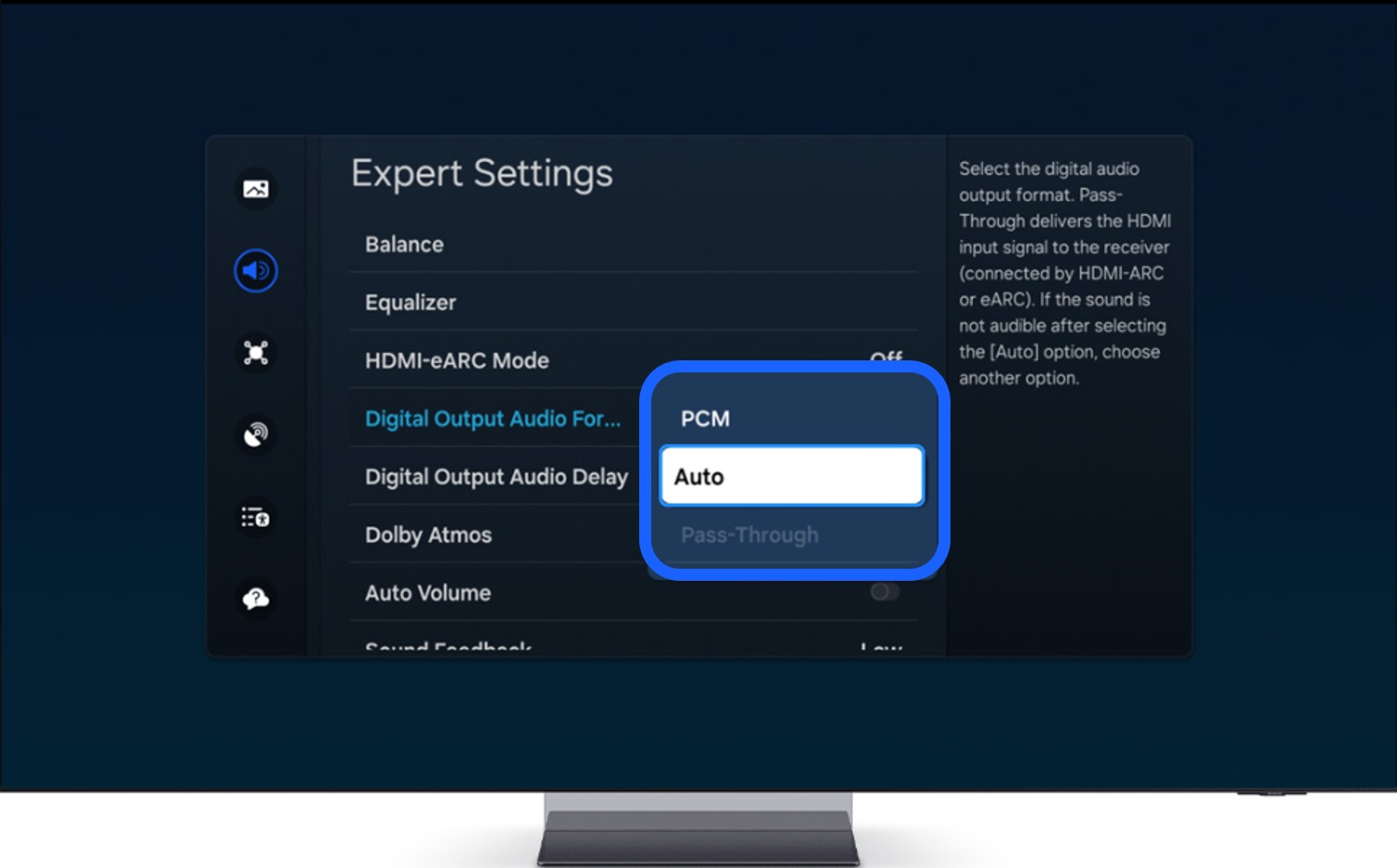 PCM, Auto, pass through