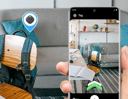 Phone using AR to find lost pair of keys