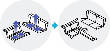 open the inner filter and remove the lint from the filter