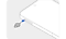 Insert tray ejection pin for dual SIM