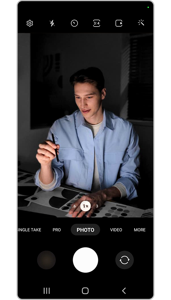 s22 s pen taking picture step 4