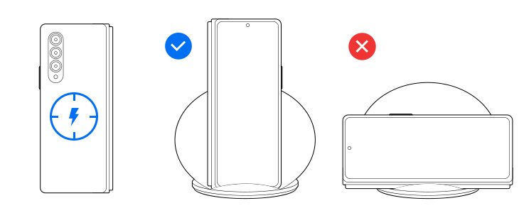 foldable charging tip
