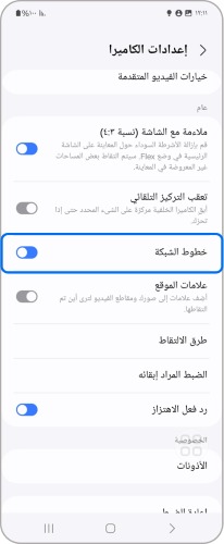Toggle on Grid Lines