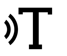converts voice to text option