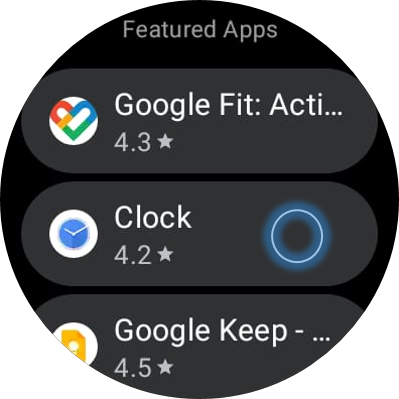 select app to install