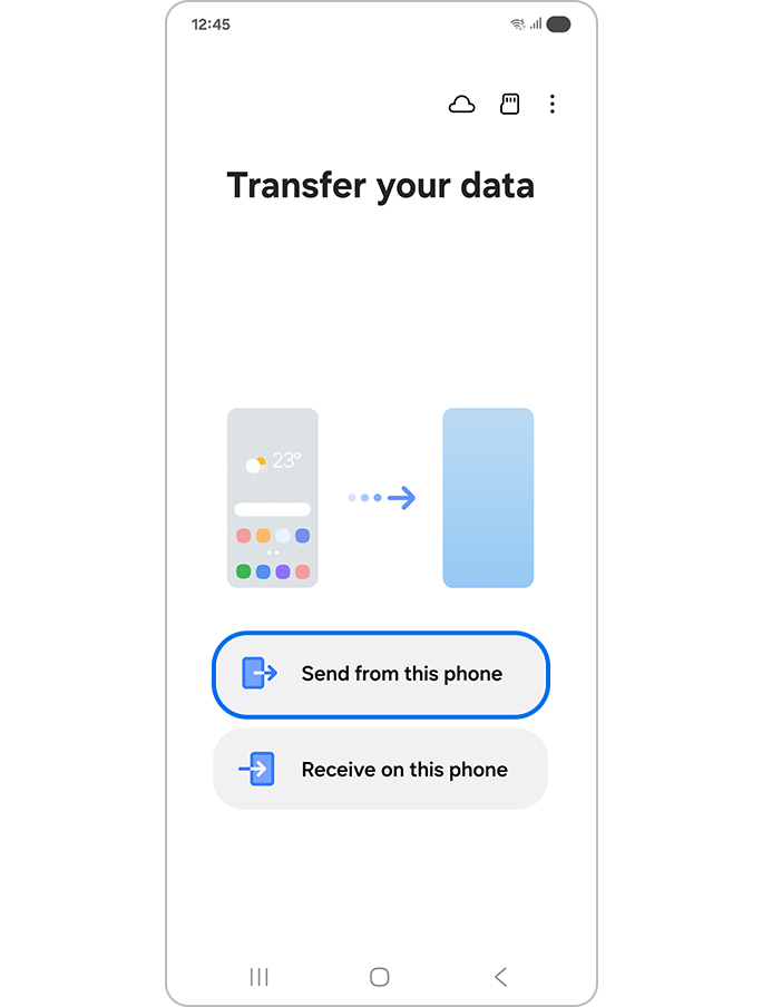 Send data with USB cable