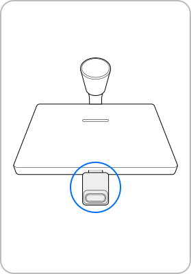 Connect adapter to USB terminal