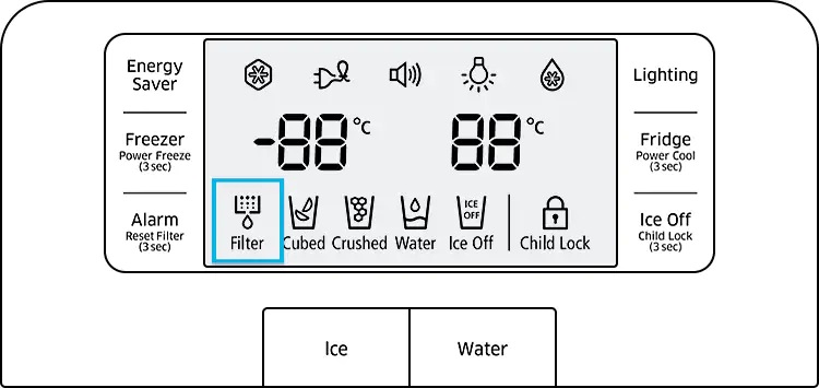 filter reset indicator