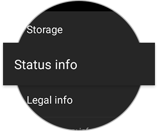 Device highlighted on a Samsung Galaxy Watch