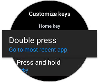 watch double press