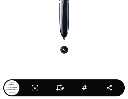 Image to edit screen after taking a screenshot