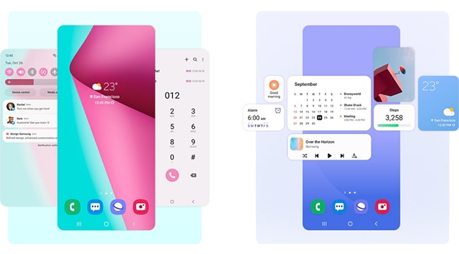 ONE UI 4.0 Updated UI