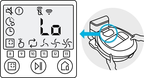 check the powerbot displays lo code