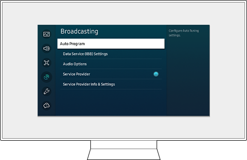 running the Auto Program function step 4