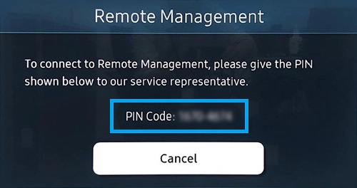 PIN Code for Remote Support
