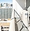 L'unité extérieure est installée sur un balcon